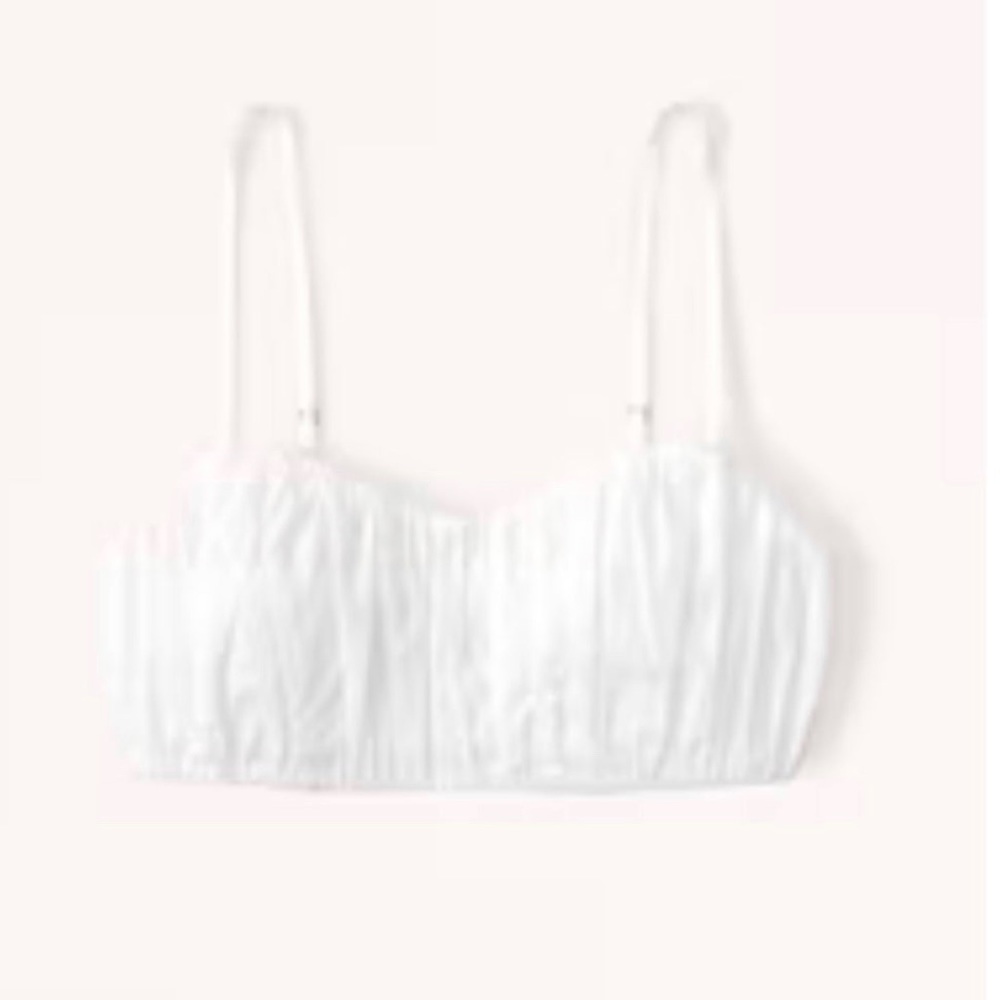 Abercrombie & Fitch Ruched Tiny Set Top Large